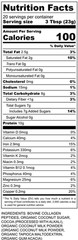 PWR^UP GRASS-FED COLLAGEN PEPET1DES CHOCOLATE READY-TO-EAT 16.23 OZ 20 SERVINGS