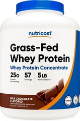 Nutricost Grass-Fed Whey Protein Concentrate 5LBS – Multi Flavor