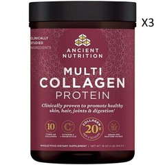 Ancient Nutrition Multi Collagen Protein 16oz / 454.5g 3 Pack