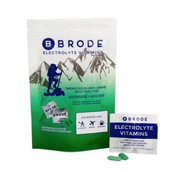 Brode Electrolyte Vitamin – Portable Zero-Sugar Electrolyte Tablets – No Gross