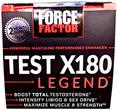 Force Factor Test X180 Legend Testosterone Booster Capsules 120 Count EXP 03/29
