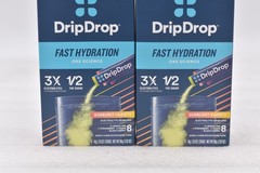 Lot of 2 DripDrop Sunburst Variety Electrolyte Drink Mix – 8 Sticks Exp: 12/28