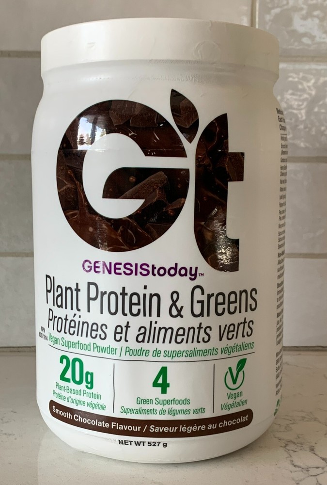 Genesis Today Plant Protein & Greens Vegan Superfood Chocolate Smoothie 18.5oz