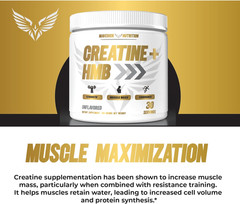 Creatine HMB – HMB Creatine – for Muscle Growth, Increased Strength, Enhanced En