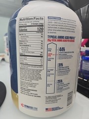 Dymatize Elite Casein Protein Powder, Smooth Vanilla, 4lb (55 Svgs)