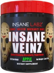 Psychotic Pre Workout Insane Veinz Apple 35 servings
