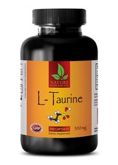 Sports Nutrition – L-TAURINE 500mg – Great Source Of Protein – 1 Bottle 100 Caps