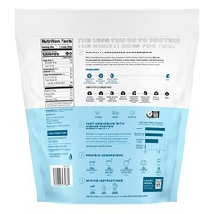 Pronativ 100 Whey Native Protein Powder, Unflavored, 2 lb, Made from Farm Fre…