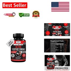 Ultra Testosterone Booster – 90 Capsules for Energy & Strength Enhancement