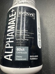 Evolve Nutraceuticals Alpha Male + 60 Count Capsules Male Enhancement Supplement
