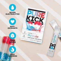Hydration Drink Mix Singles – Ice Pop Flavor, 72 Packets, 12 Boxes, On-the-Go!