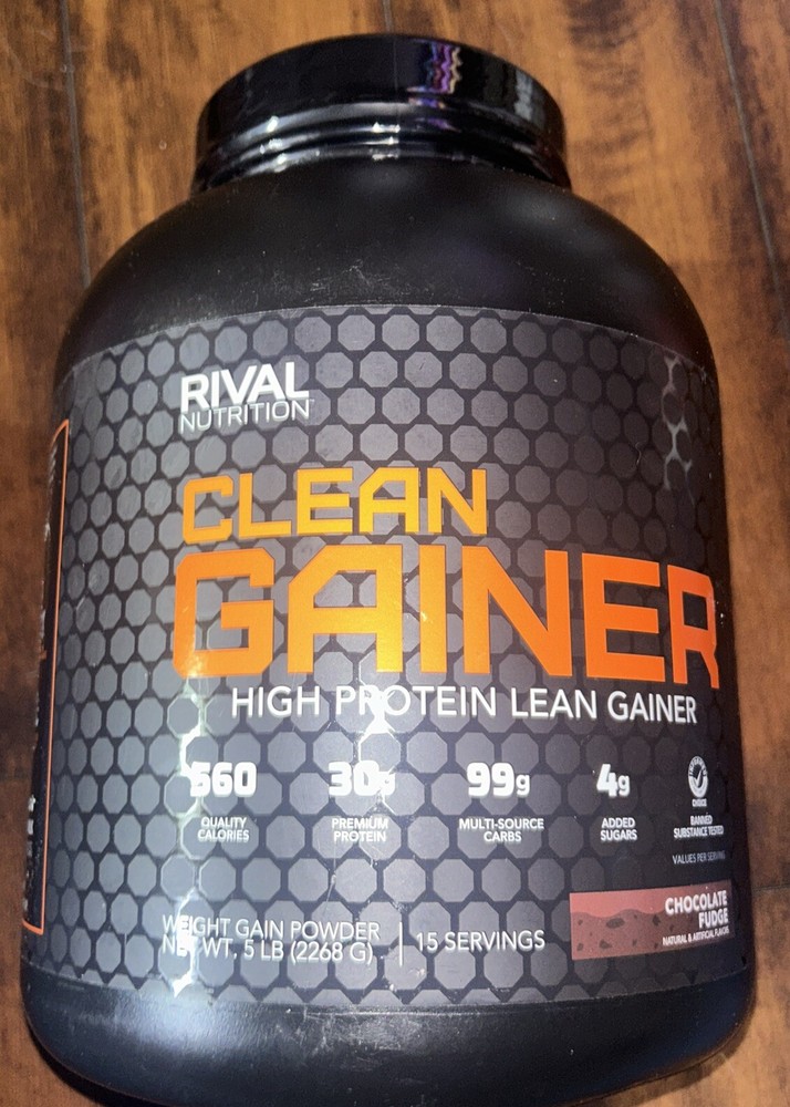 Rivalus Clean Gainer – Chocolate Fudge, 5lbs