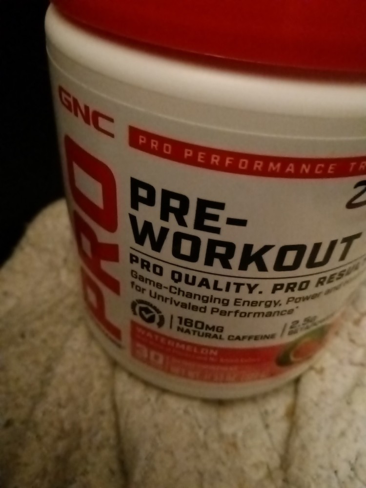 GNC Pro Performance Pre-workout Watermelon 30 Servings Exp;04/2026