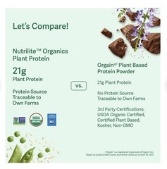 Nutrilite Plant Protein Powder Organic – Vanilla