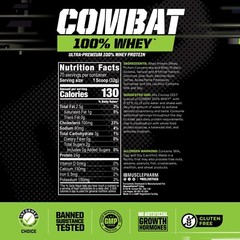 MusclePharm Combat 100% Whey Protein Powder – 5 lb, 70 Servings, Cappuccino