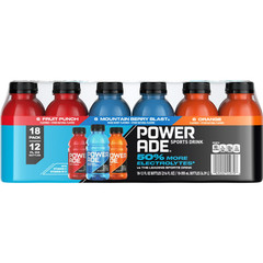 POWERADE Variety Pack Sports Drink 12 fl oz 24 pk Fruit Punch