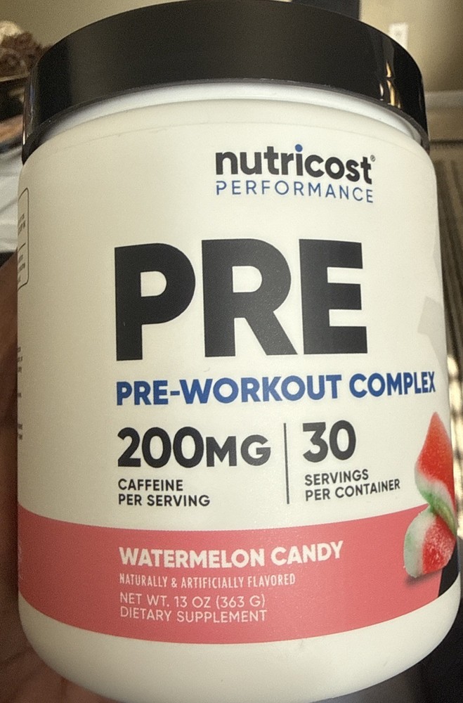 Nutricost Pre-Workout Complex Powder (Watermelon Candy) 30 Servings