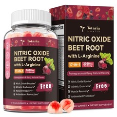 Beet Root Gummies – Beetroot Supplement with Grape Seed, Pomegranate, Vitamin C,