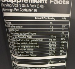 Jocko Fuel Hydrate Electrolytes Powder Packets 16 Servings (1 Pack) Fruit Punch