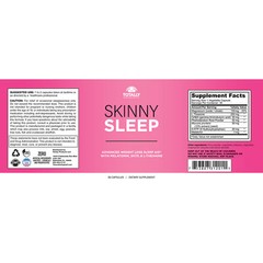 Skinny Sleep Support Weight Management & L-Glutamine Muscle Supplement 60 Caps