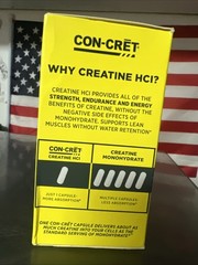 Con-Cret Concentrated Pure Creatine HCI• 48 Capsules• Ex7/28