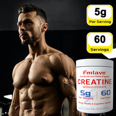 Micronized Creatine Monohydrate Powder 300g, 60 Servings, Unflavored Creatine US