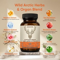 Sdxjioge Mens Vitality Nutrient Energy 60 Capsules