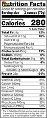 Genuine Protein Powder, Vanilla Crème, 1.93 Pounds, 12 Servings, 32G Protein, 2G
