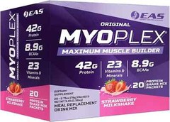 EAS Original Myoplex High Protein Meal Replacement 20 Individual Packs 6 Flavors
