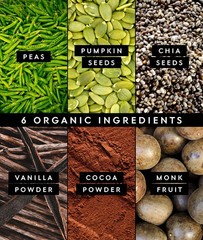 Truvani Organic Chocolate Protein Powder, 11.82 oz