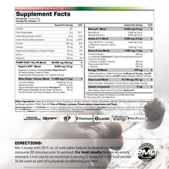 Pump Fuel ALL IN Insanity Ultimate Muscle Pump Supplement & Pre Workout Powder