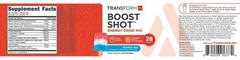 TransformHQ Boost Shot (Rocket Pop) 28 Servings- Powder Supplement