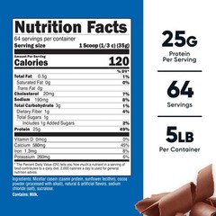 Nutricost Casein Protein Powder 5lb Chocolate – 100% Micellar Casein