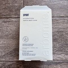 NEW Arbonne Sport Hydration Electrolytes Stick Packs x 20 Tropical Berry Flavor