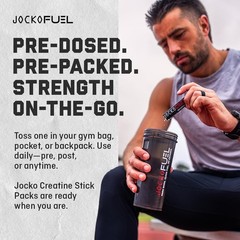 Micronized Creatine Monohydrate Stick Packs – Travel Size, Muscle Growth & Recov