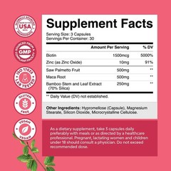 Extra Strength Saw Palmetto for Women 500mg – DHT 90 Count (Pack of 1)