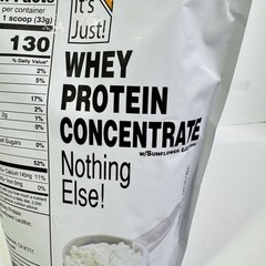 It’s Just! – 100% Whey Protein Concentrate Made in USA Premium 20 Oz Exp 01/2027