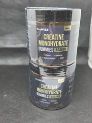 Lot Of 2 Ecowise Creatine Monohydrate Gummies 5000mg Sugar Free 240 Mango