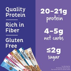 Quest Nutrition Ultimate Variety Pack Protein Bars, High 12 Count (Pack of 1)
