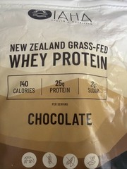 TAHA New Zealand Grass-Fed Whey Protein CHOCOLATE 2 Lb. – NEW – 4/26