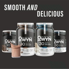 OWYN Elite Pro Plant Protein Powder Vanilla 30g Zero Sugar Vegan GF 1.32 lb