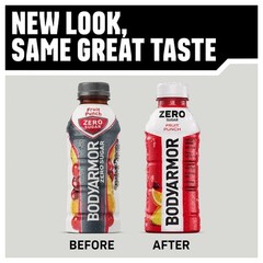 BODYARMOR ZERO Sugar Lemon Lime, Free Sports 16 Ounce (Pack of 12)