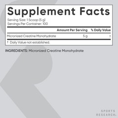 Micronized Creatine Monohydrate 5g – Boost Lean Muscle, Enhance Performance & Re