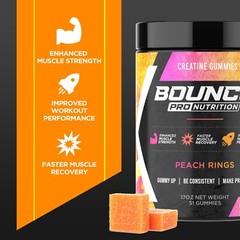 Creatine Gummies – Peach Rings