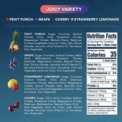 DripDrop Juicy Variety Pack ElectrolytePowder,fast Hydration,16 Sticks Exp 03/28