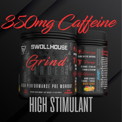 SWOLLHOUSE Grind Harder Pre Workout Powder for massive pump energy and focus