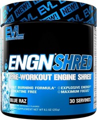 EVL Nutrition – ENGN Shred – Energy – Preworkout (30 Servings) – ALL Flavors