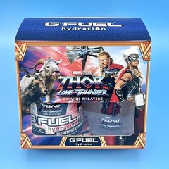 G Fuel Thor Love and Thunder Lemonade Hydration Collector’s Box Tub + Shaker Cup