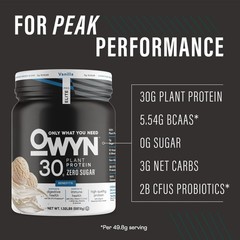 Owyn Only What You Need Pro Elite High Protein Powder 30G Vegan Protein For