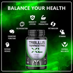 TRIBULUS TERRESTRIS 96% SAPONINS BODY BUILD SPORT FITNESS SUPPLEMENT 7500mg